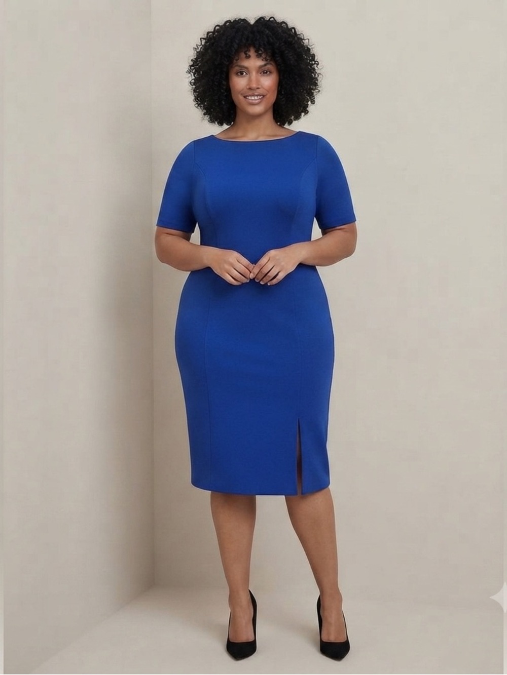 Torrid Midi Studio Cupro Bodycon Dress